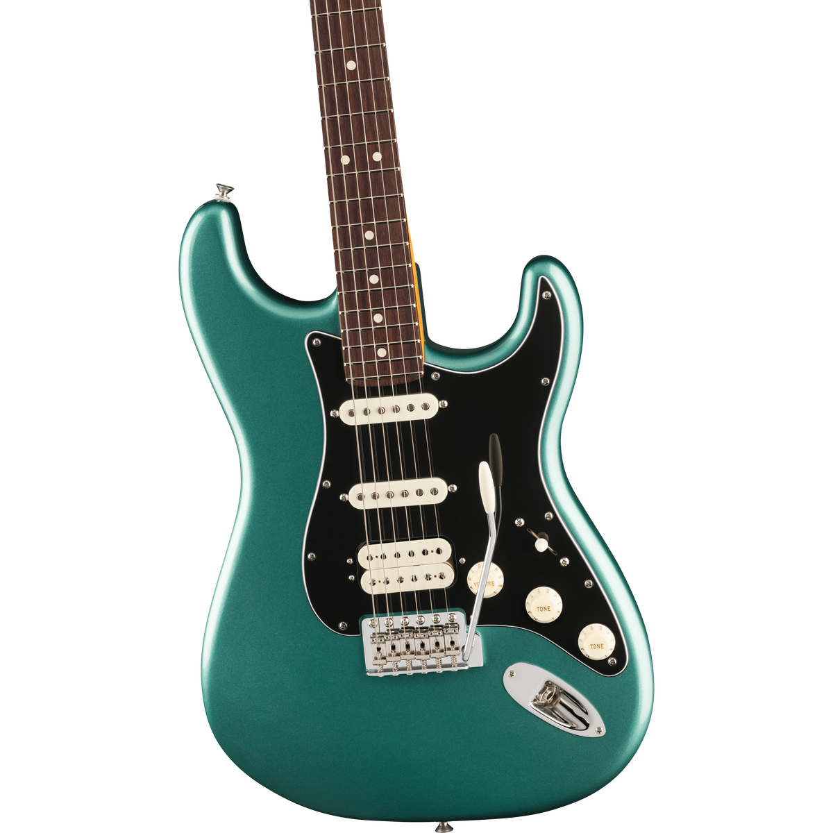 Fender American Professional Classic Stratocaster HSS Electric Guitar - Faded Sherwood Green Metallic