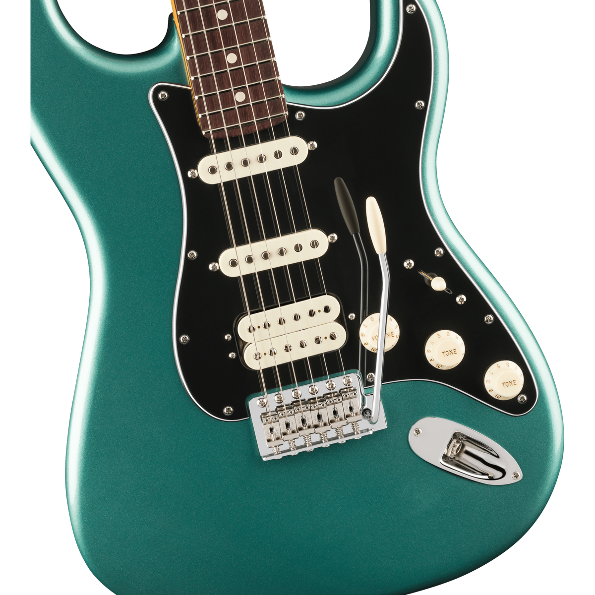Fender American Professional Classic Stratocaster HSS Electric Guitar - Faded Sherwood Green Metallic