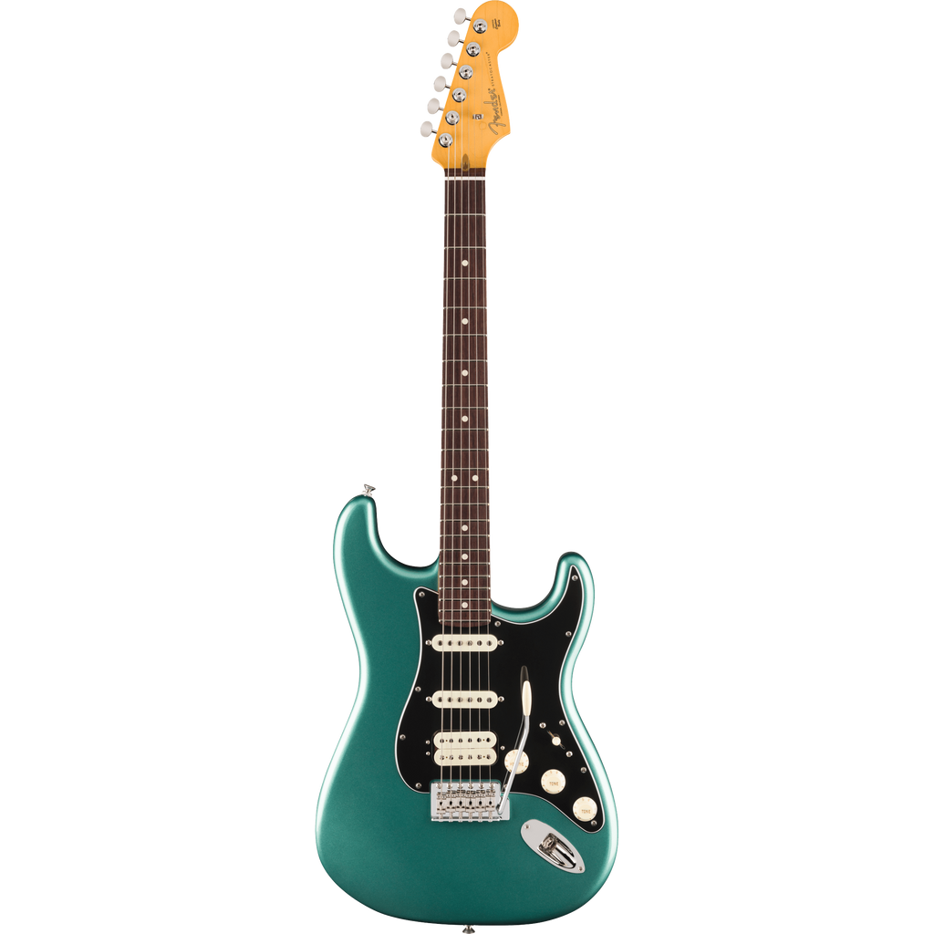 Fender American Professional Classic Stratocaster HSS Electric Guitar - Faded Sherwood Green Metallic [BUNDLE]