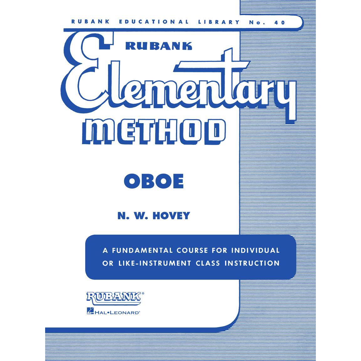Hal Leonard Rubank Oboe Elementary Method