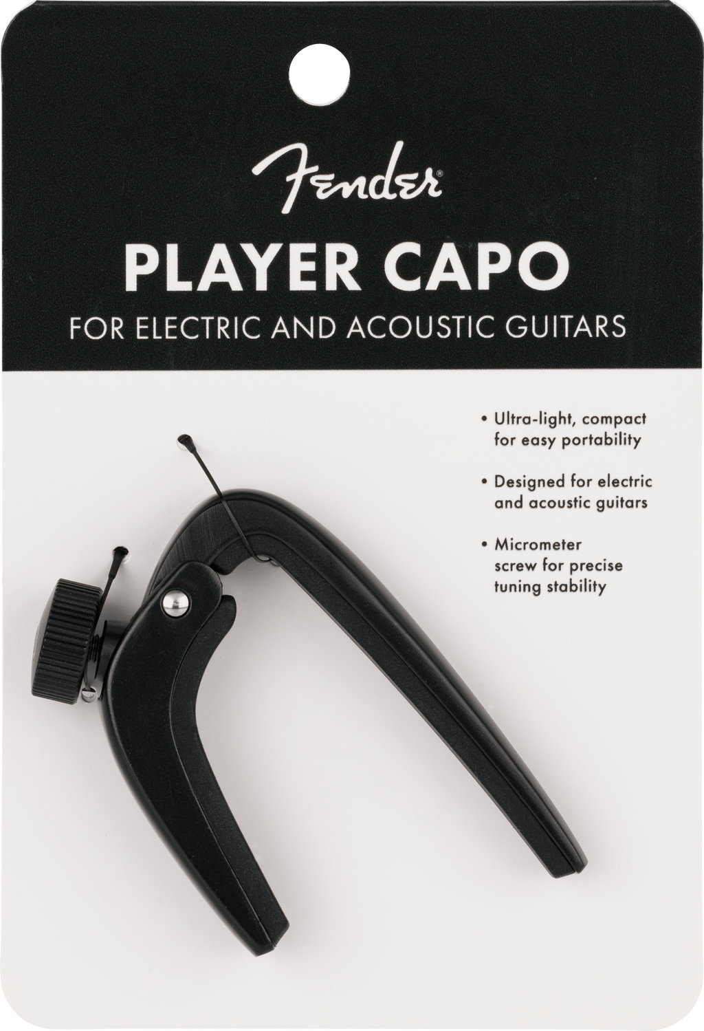 Fender Player Capo for Acoustic and Electric Guitar