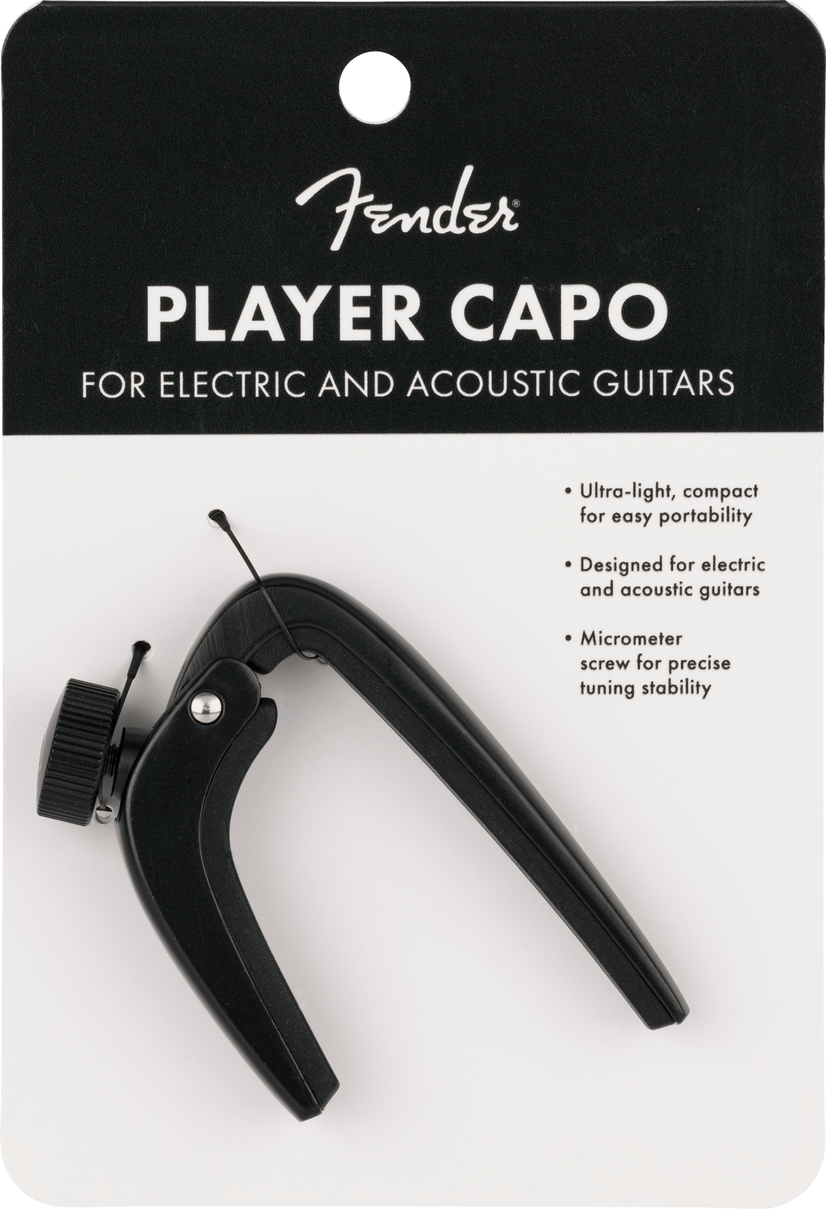 Fender Player Capo for Acoustic and Electric Guitar