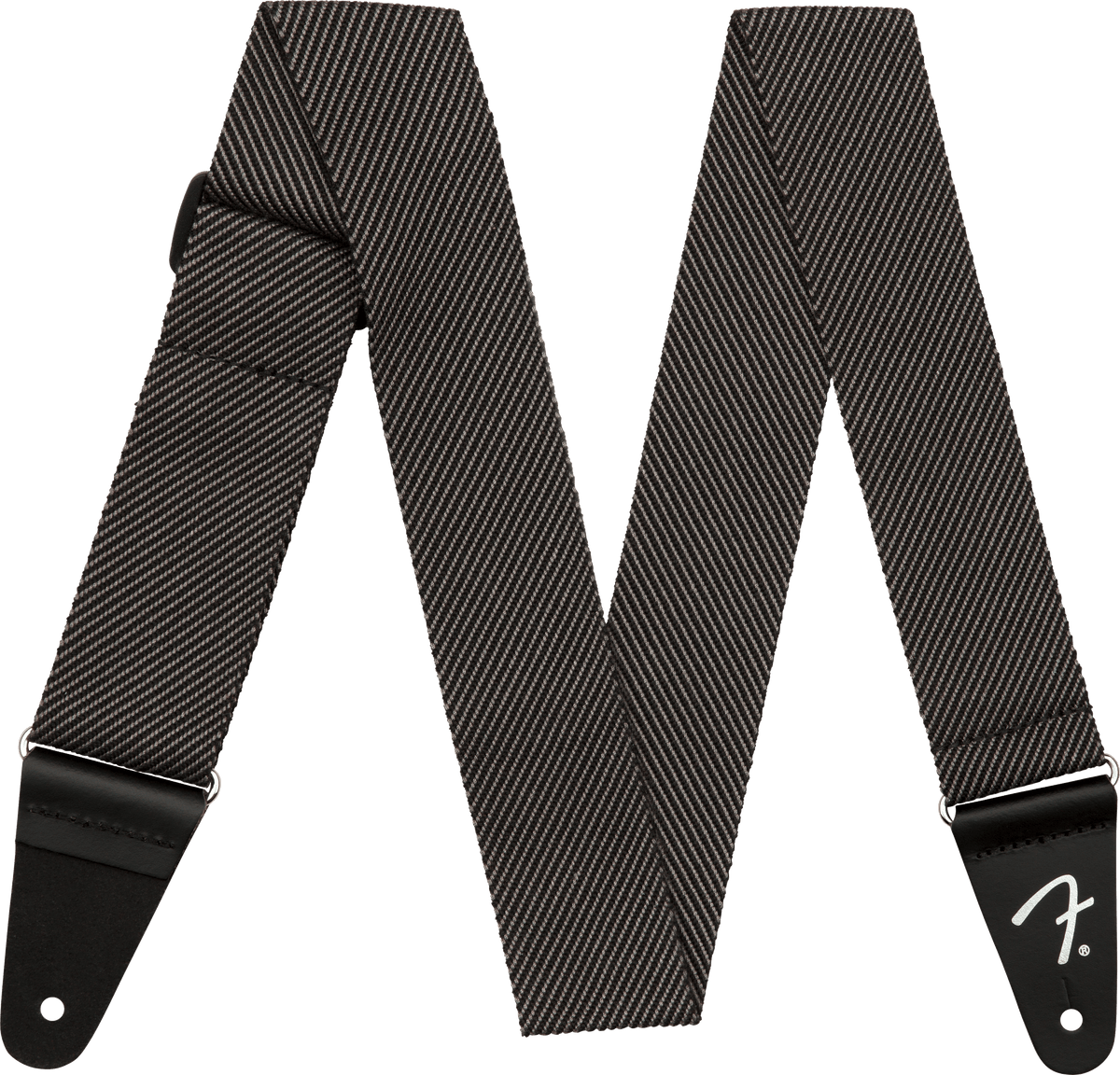 Fender Modern Tweed Guitar Strap - Gray/Black 2"