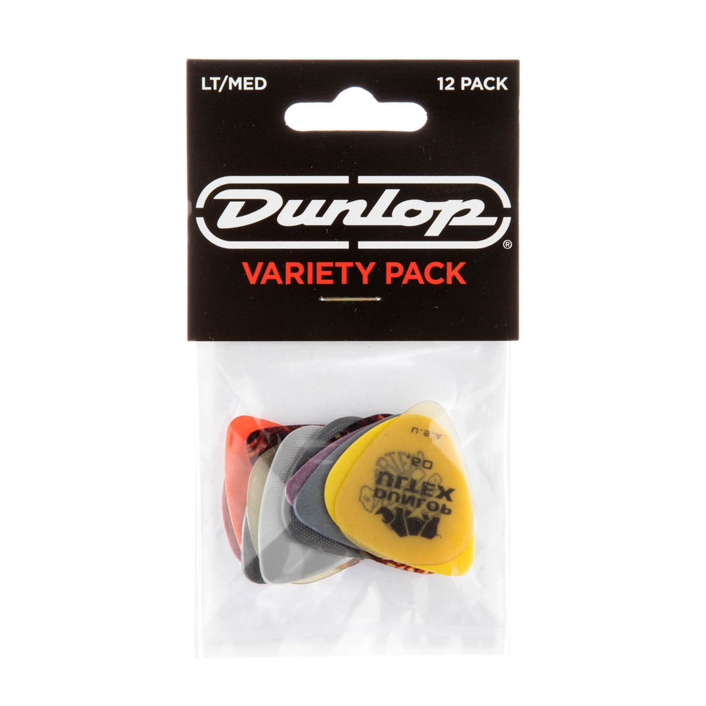 Dunlop Guitar Pick Variety Pack - .88mm-1.38mm, Assorted Colors, 12-pack