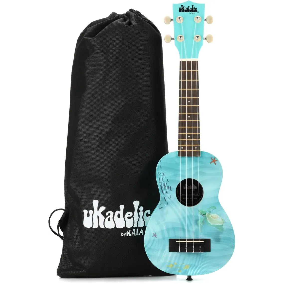 Kala Ukadelic Soprano Ukulele - Seascape