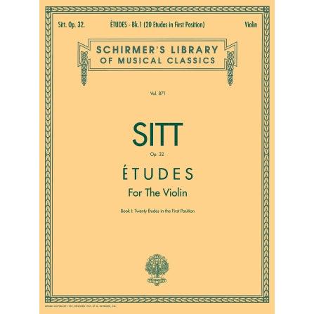 Hal Leonard – Schirmer's Library of Musical Classics - Sitt. Op. 32, Etudes for the violin