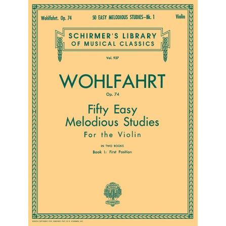 Hal Leonard - Schirmer's Library of Musical Classics - Wohlfahrt Op. 74, 50 Easy Melodious Studies for the Violin