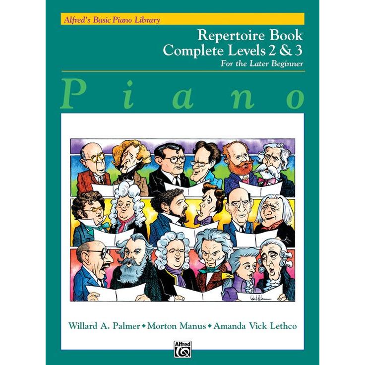 Alfred's Basic Piano Library For the Later Beginner: Repertoire Book Complete 2 & 3