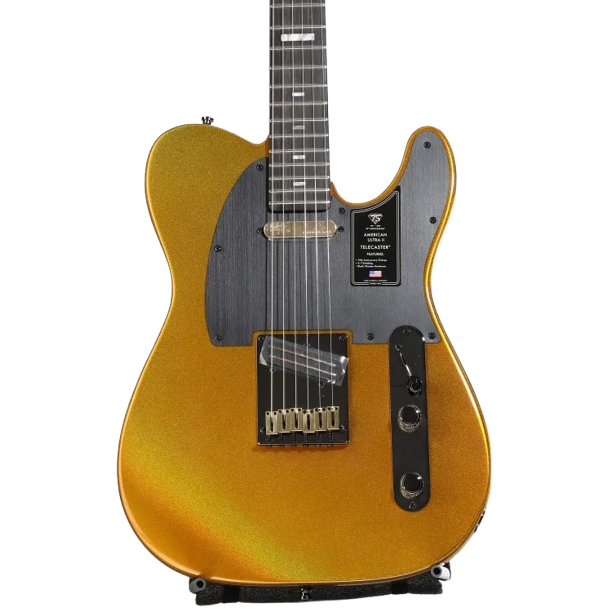 Fender 75th Anniversary American Ultra II Telecaster Electric Guitar - Liquid Gold