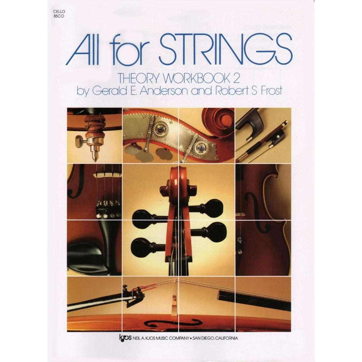 Neil A. Kjos Music All for Strings Comprehensive String Method - Cello Theory Workbook 2
