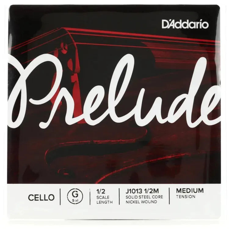 D'Addario J1013 Prelude Cello G String - 1/2 Size Medium Tension