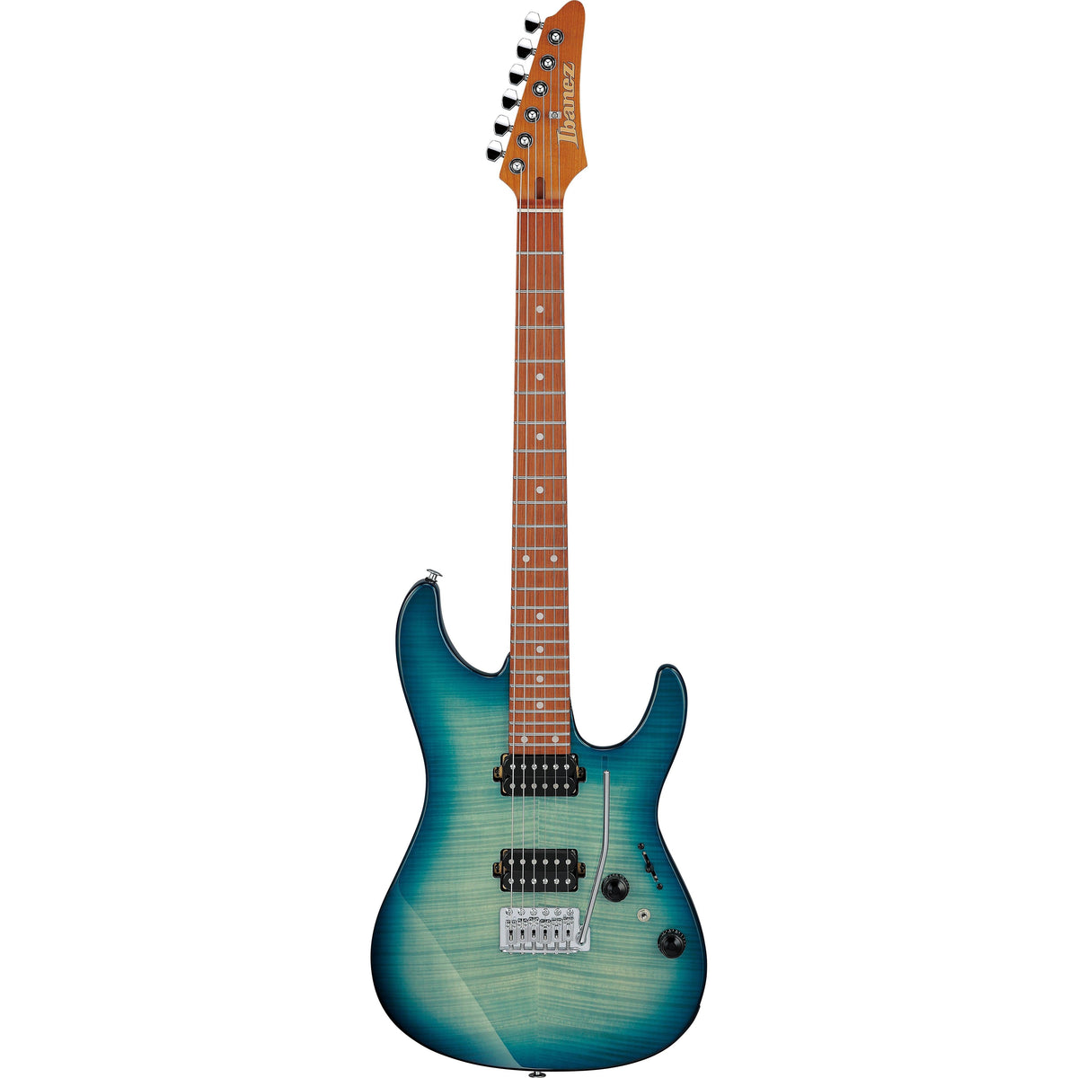 Ibanez Standard AZ24S1F Electric Guitar - Transparent Turquoise Burst