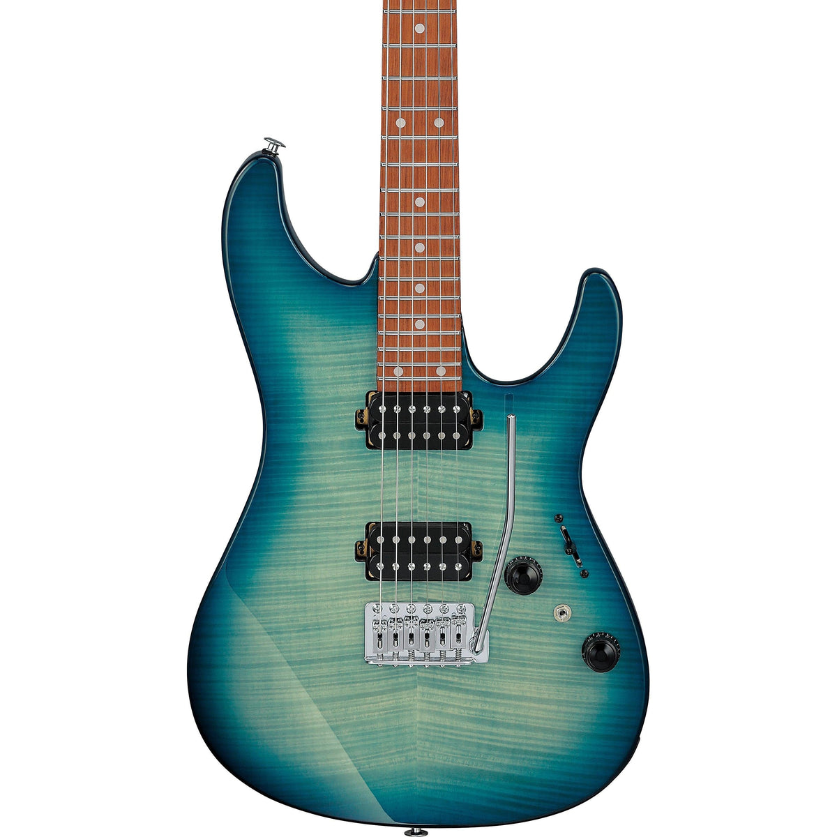 Ibanez Standard AZ24S1F Electric Guitar - Transparent Turquoise Burst
