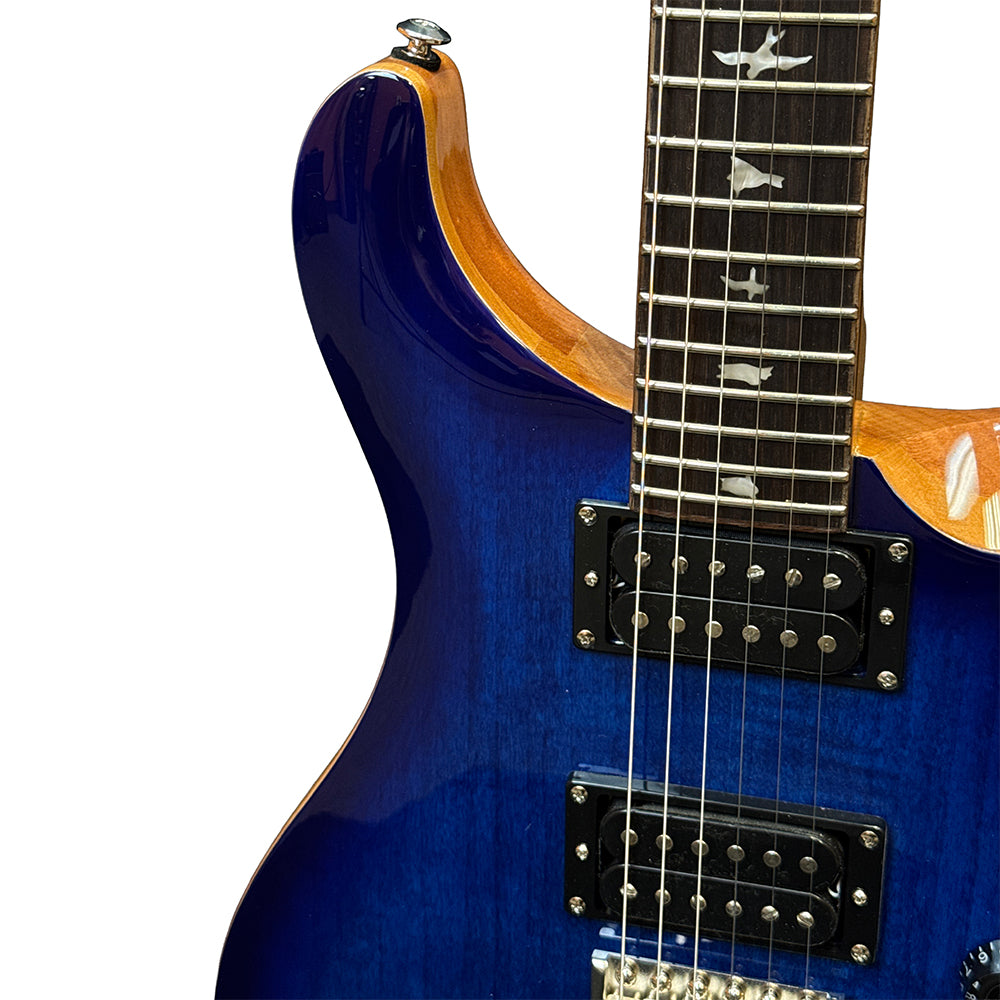 PRS SE Custom 24 Electric Guitar - Faded Blue Burst
