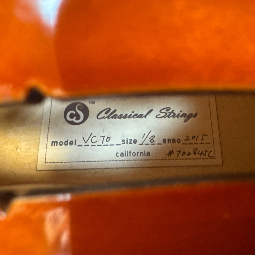 Classical Strings Used VC70 Cello Outfits - 1/8 Size