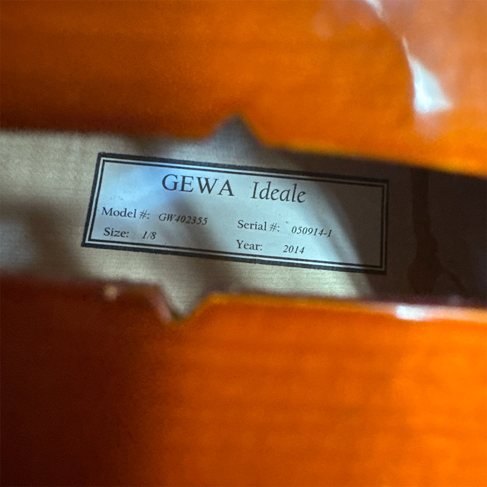 GEWA Used VC2 (GW402355) Student Cello Outfit - 1/8 Size
