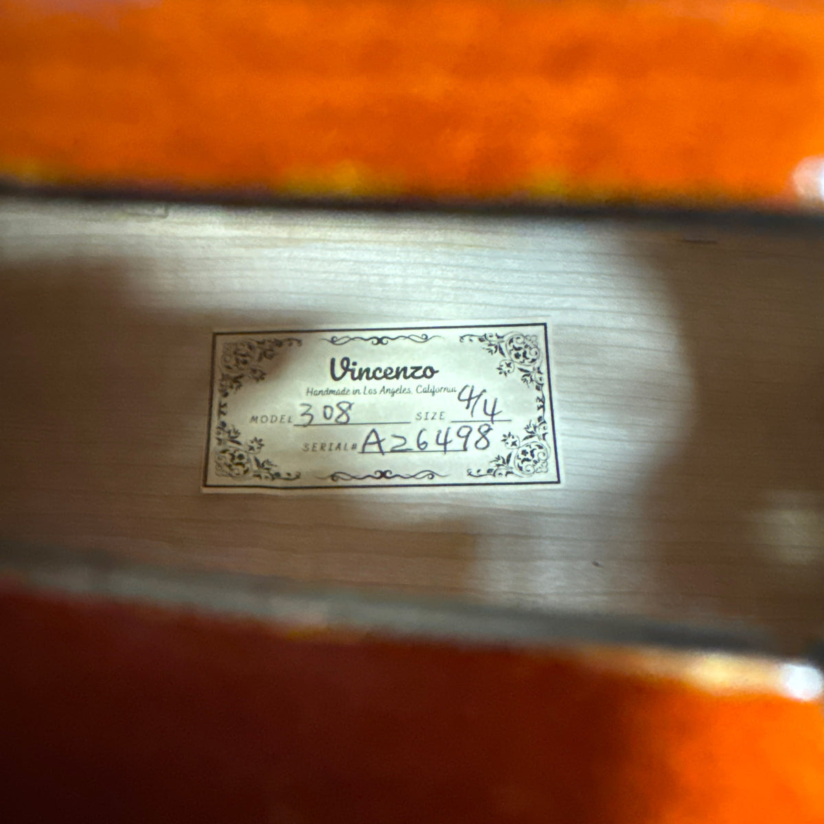 Vincenzo Used Model 308 Cello Outfits - 4/4 Size
