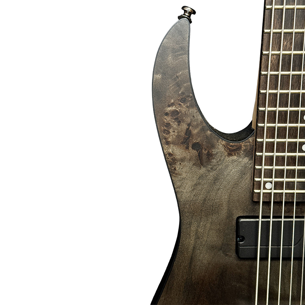 Ibanez Axe Design Lab RG9PB 9-string Electric Guitar - Transparent Gray Flat