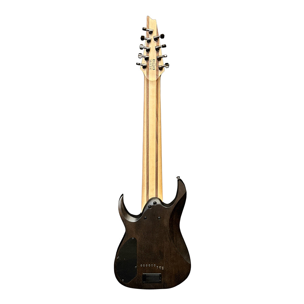 Ibanez Axe Design Lab RG9PB 9-string Electric Guitar - Transparent Gray Flat