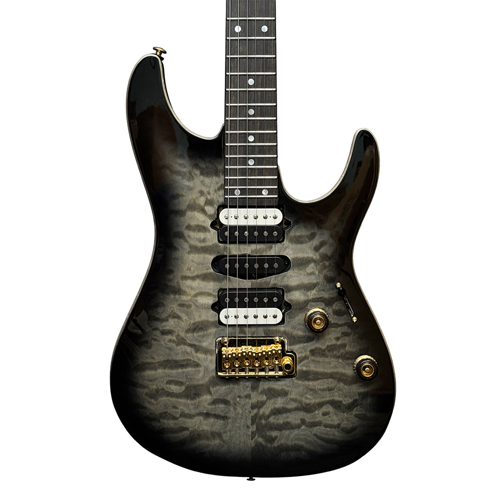 Ibanez Premium AZ47P1QM Electric Guitar - Black Ice Burst