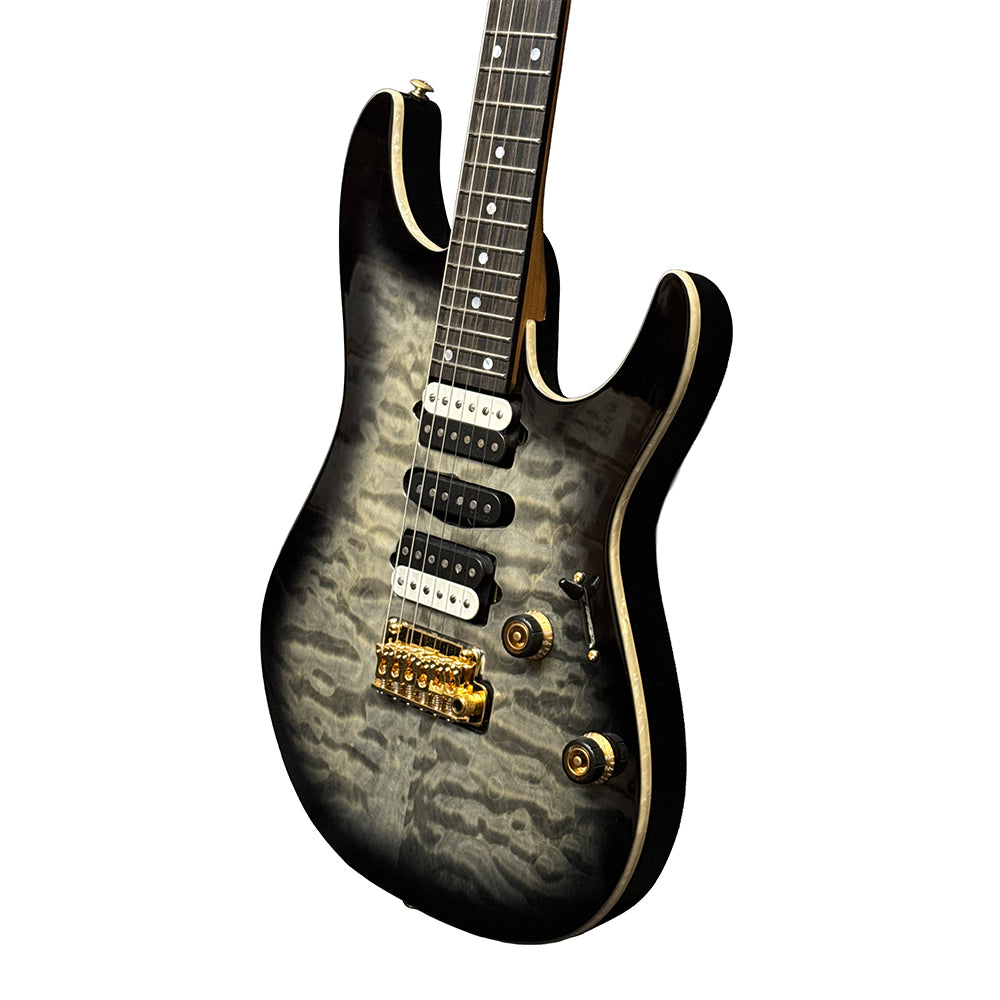 Ibanez Premium AZ47P1QM Electric Guitar - Black Ice Burst