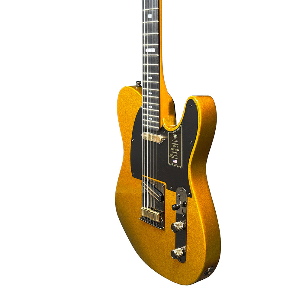 Fender 75th Anniversary American Ultra II Telecaster Electric Guitar - Liquid Gold
