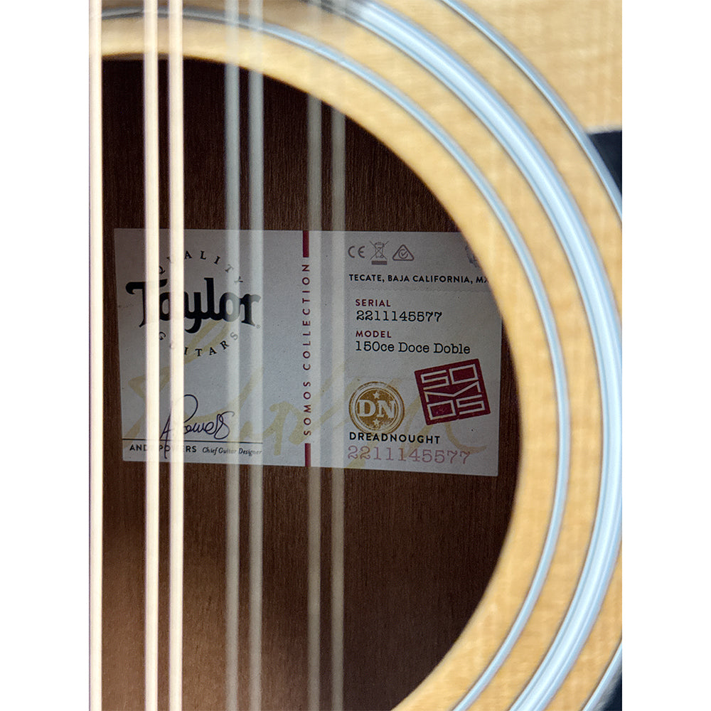 Taylor 150ce Acoustic-electric Doce Doble - Natural