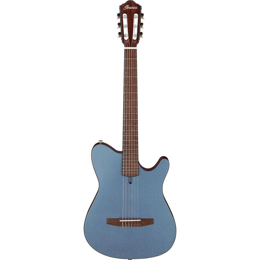 Ibanez FRH10N Thinline Nylon Acoustic-Electric Guitar -  Indigo Blue Metallic Flat