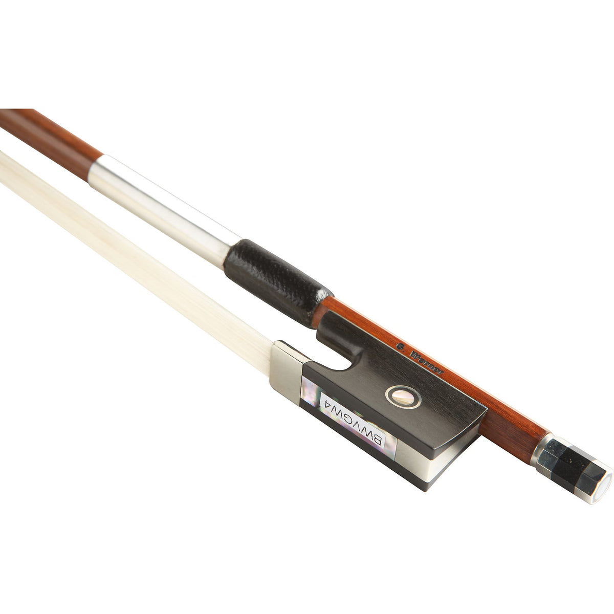 Georg Werner BWVGW4 Pernambuco Round Violin Bow - 4/4 Parisian Eye (Made in Germany)