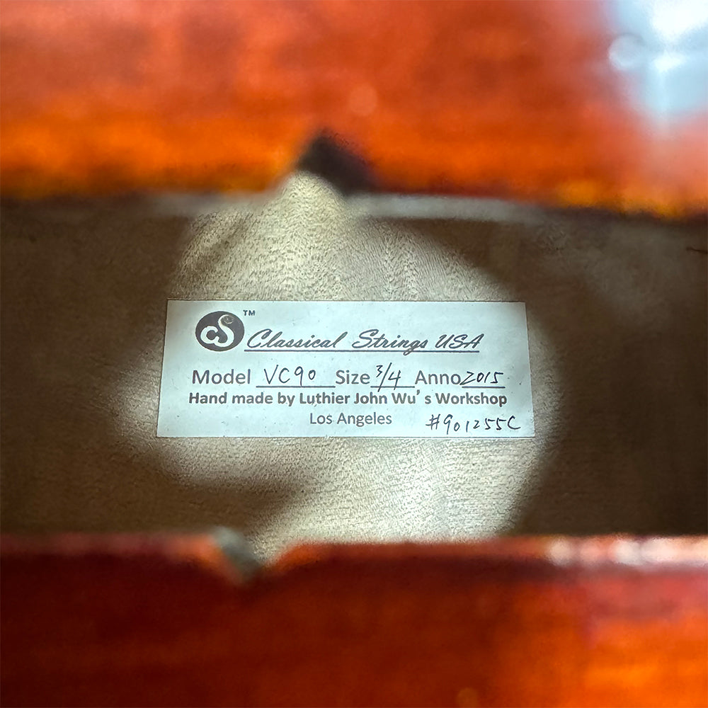 Classical Strings Used VC90 Cello Outfits - 3/4 Size