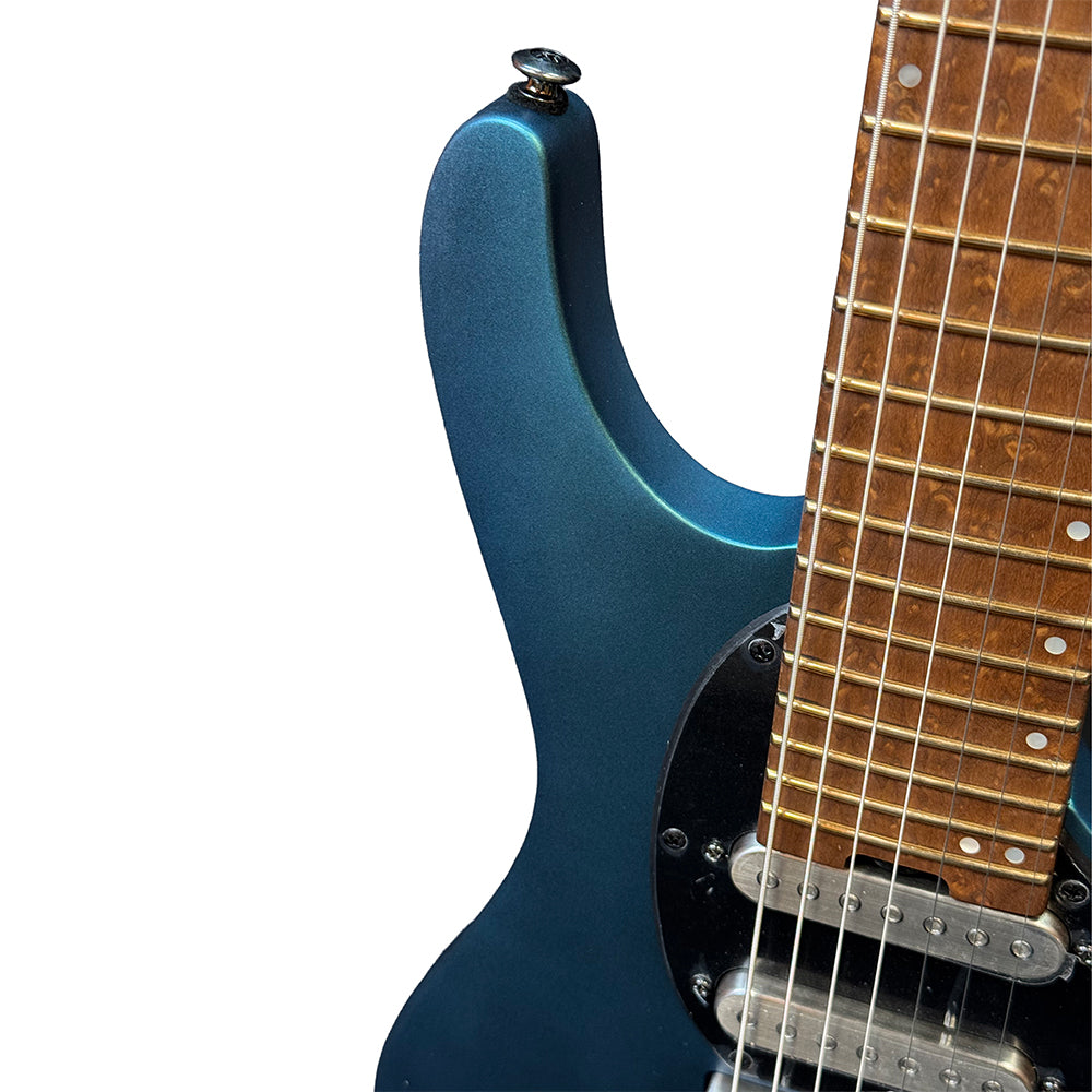 Ibanez Q547 7-string Electric Guitar - Blue Chameleon Metallic Matte