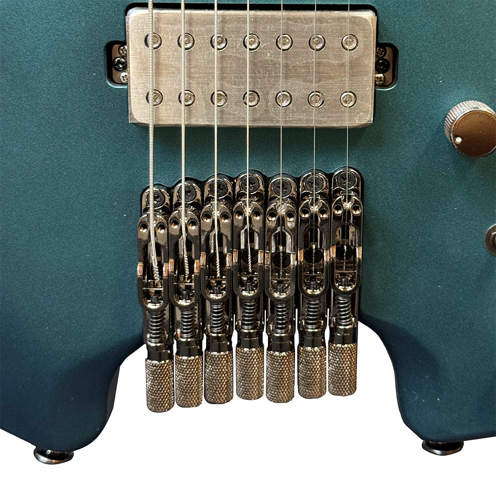 Ibanez Q547 7-string Electric Guitar - Blue Chameleon Metallic Matte