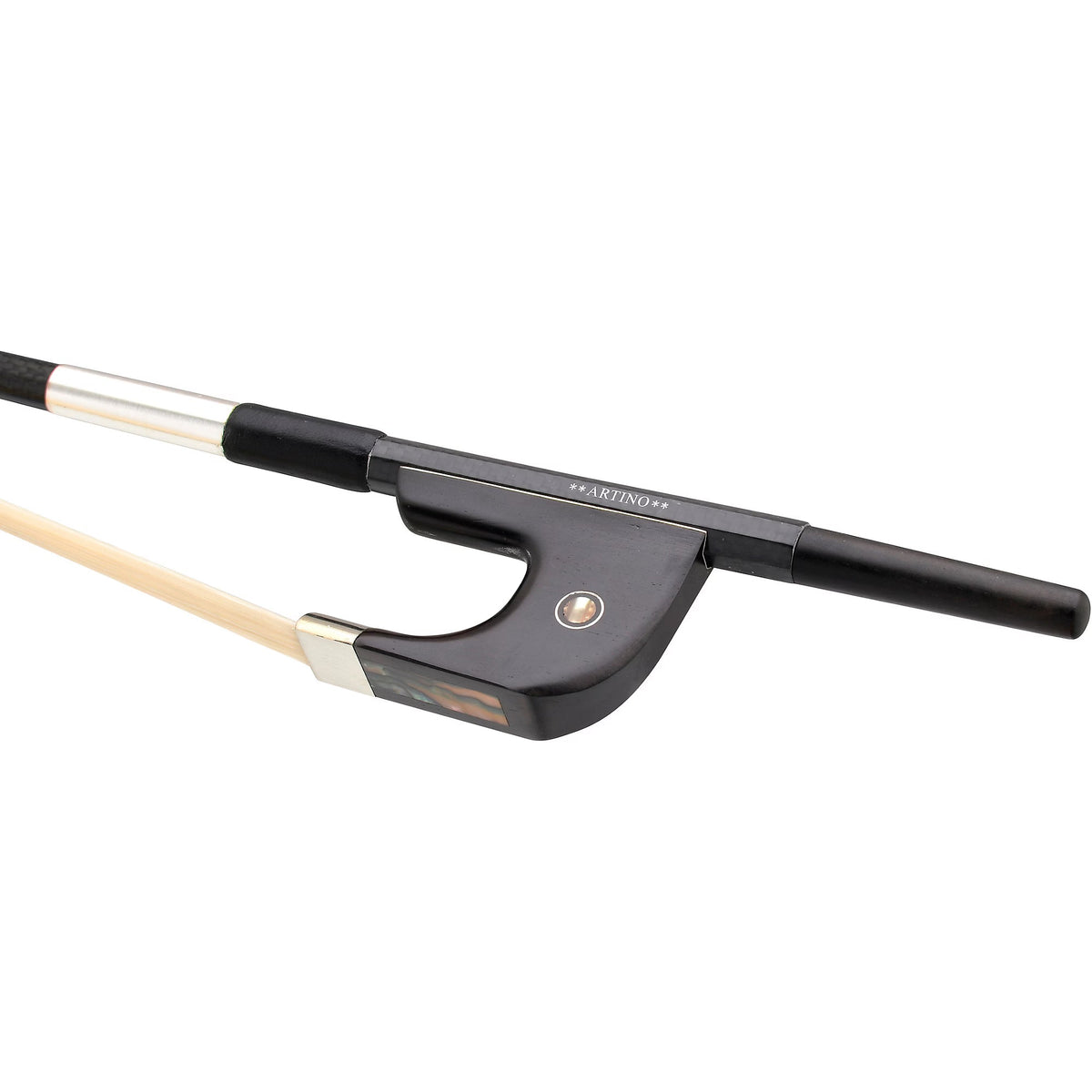 Otto Musica  Two Star Woven Carbon Fiber Bass Bow Full Size Round