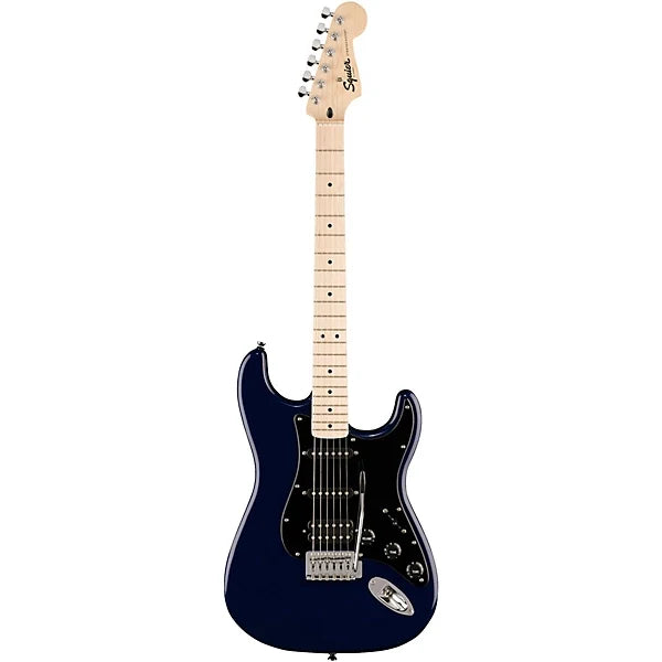 Squier Sonic Stratocaster HSS Electric Guitar - Midnight Blue [BUNDLE]