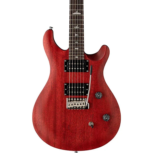 PRS SE CE 24 Standard Satin Electric Guitar - Vintage Cherry Satin [BUNDLE]
