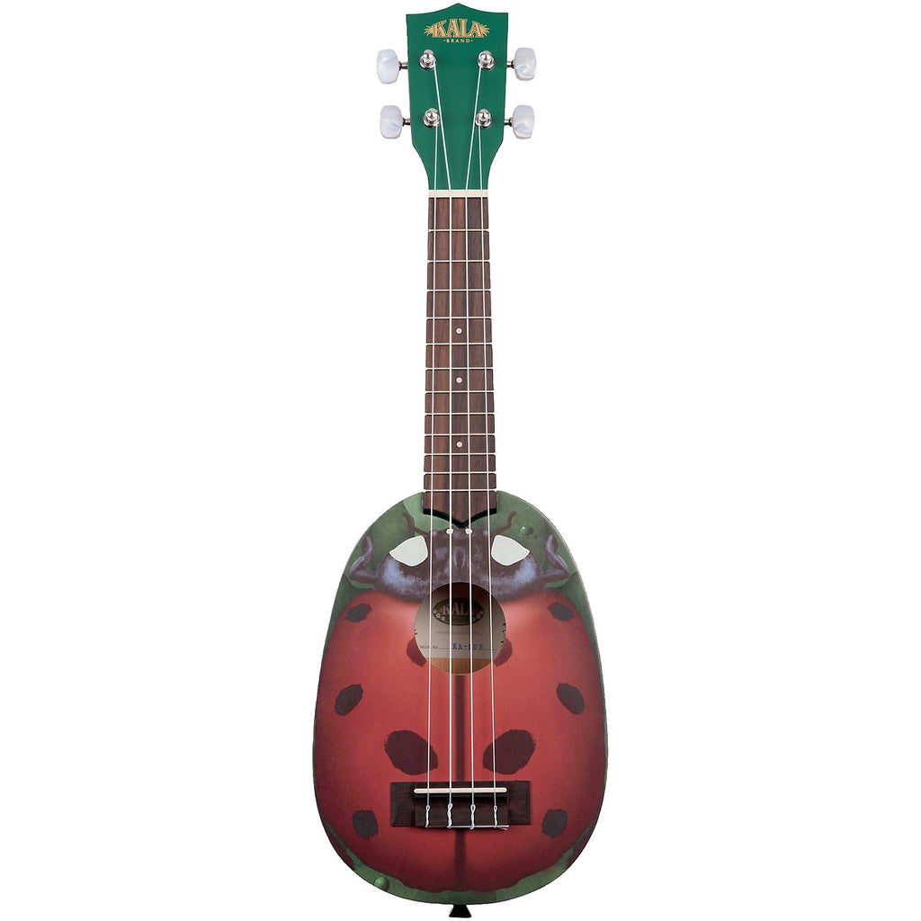 Kala Novelty Pineapple Soprano Ukulele - Ladybug