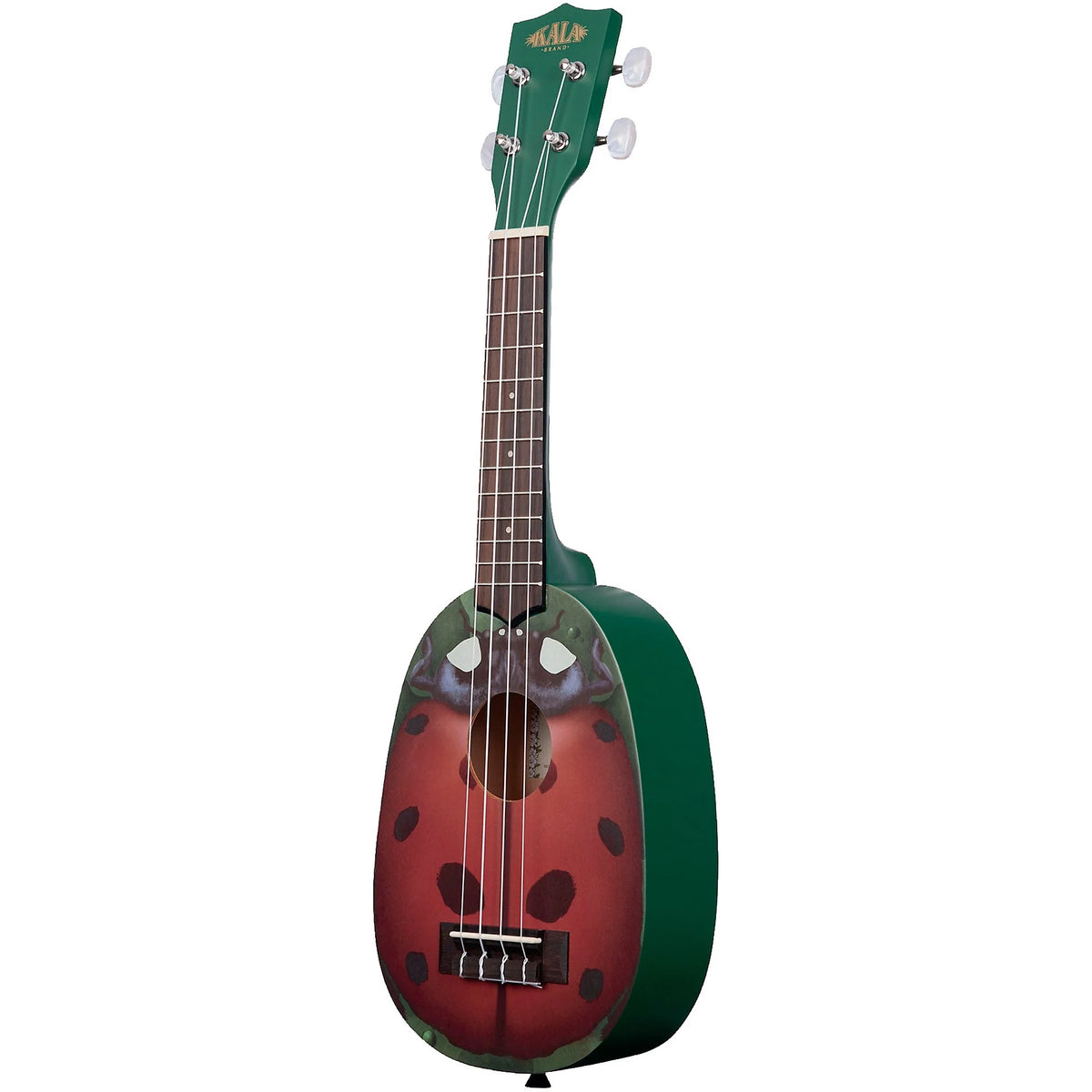 Kala Novelty Pineapple Soprano Ukulele - Ladybug