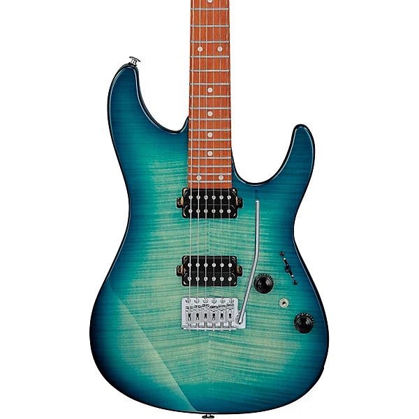 Ibanez Standard AZ24S1F Electric Guitar - Transparent Turquoise Burst