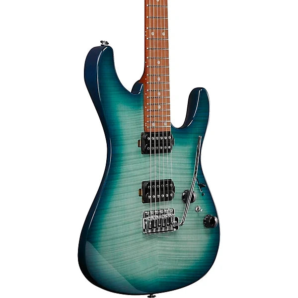 Ibanez Standard AZ24S1F Electric Guitar - Transparent Turquoise Burst
