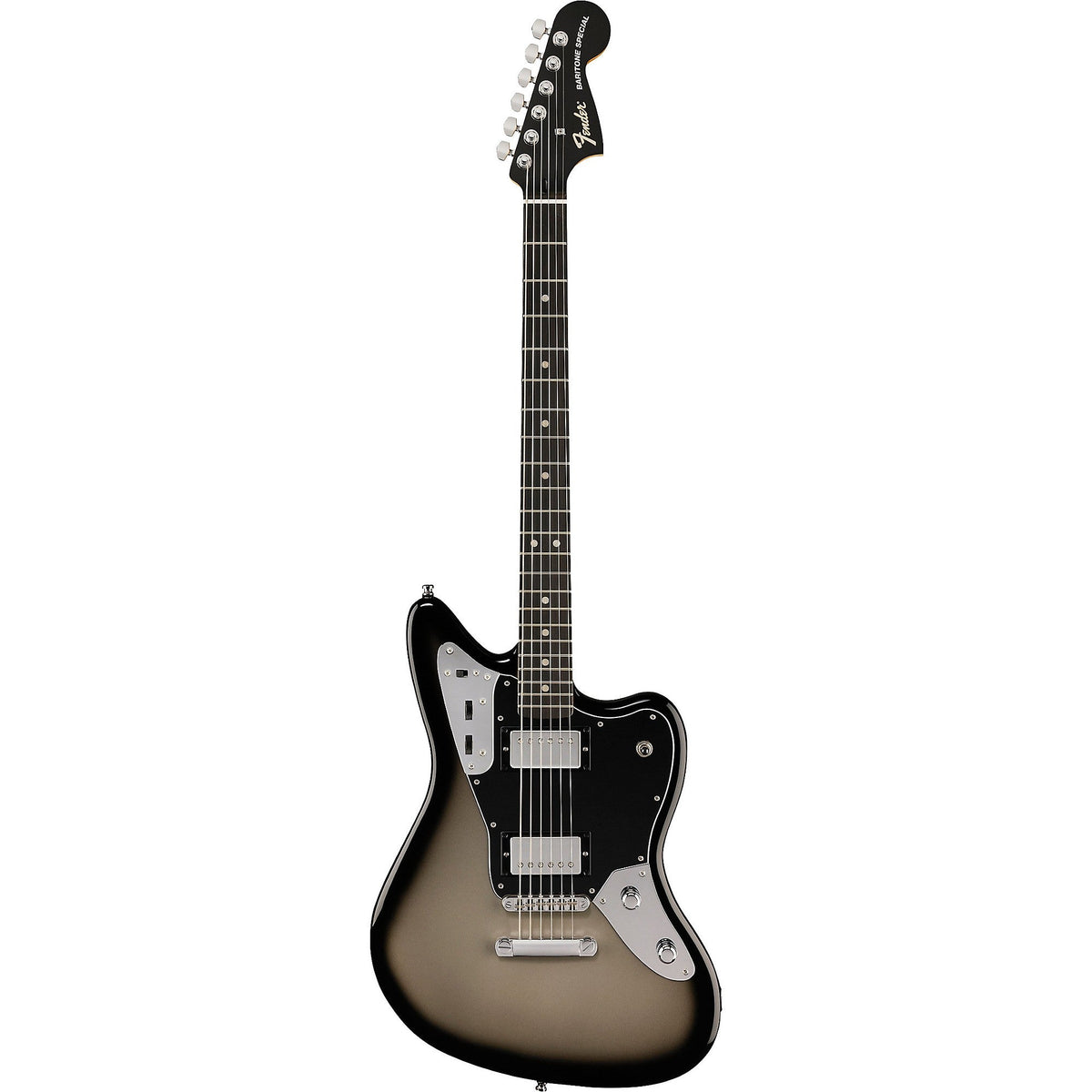 Fender Limited Edition Player Fusion Jaguar Baritone Electric Guitar - Silverburst