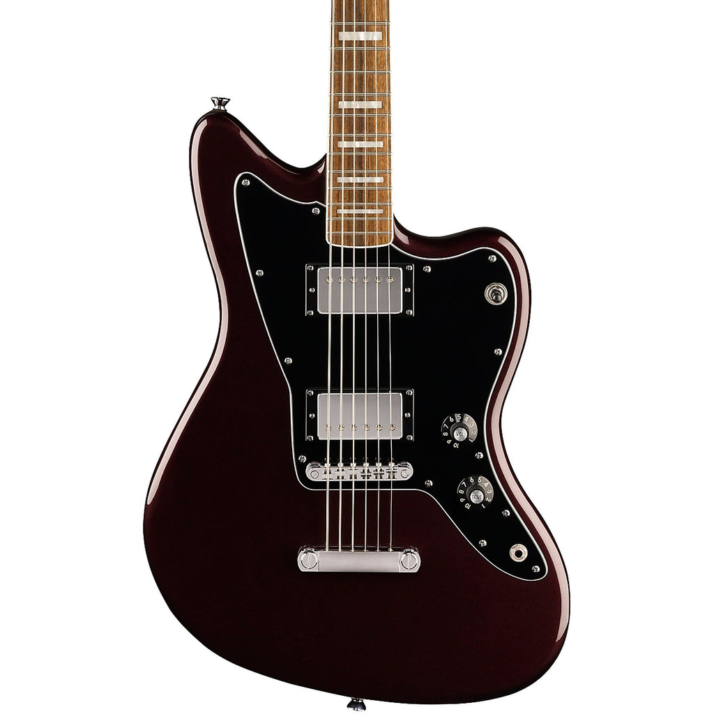 Squier Paranormal Baritone Jazzmaster HH Electric Guitar - Oxblood