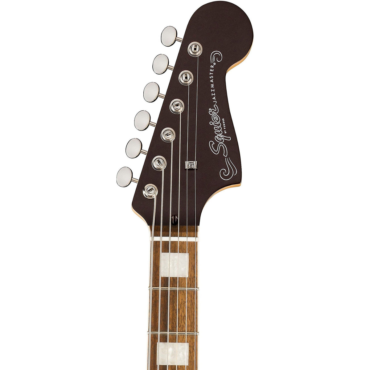 Squier Paranormal Baritone Jazzmaster HH Electric Guitar - Oxblood