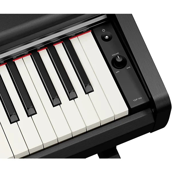 Yamaha Arius YDP-146 88-key Upright Digital Piano with Bench - Black