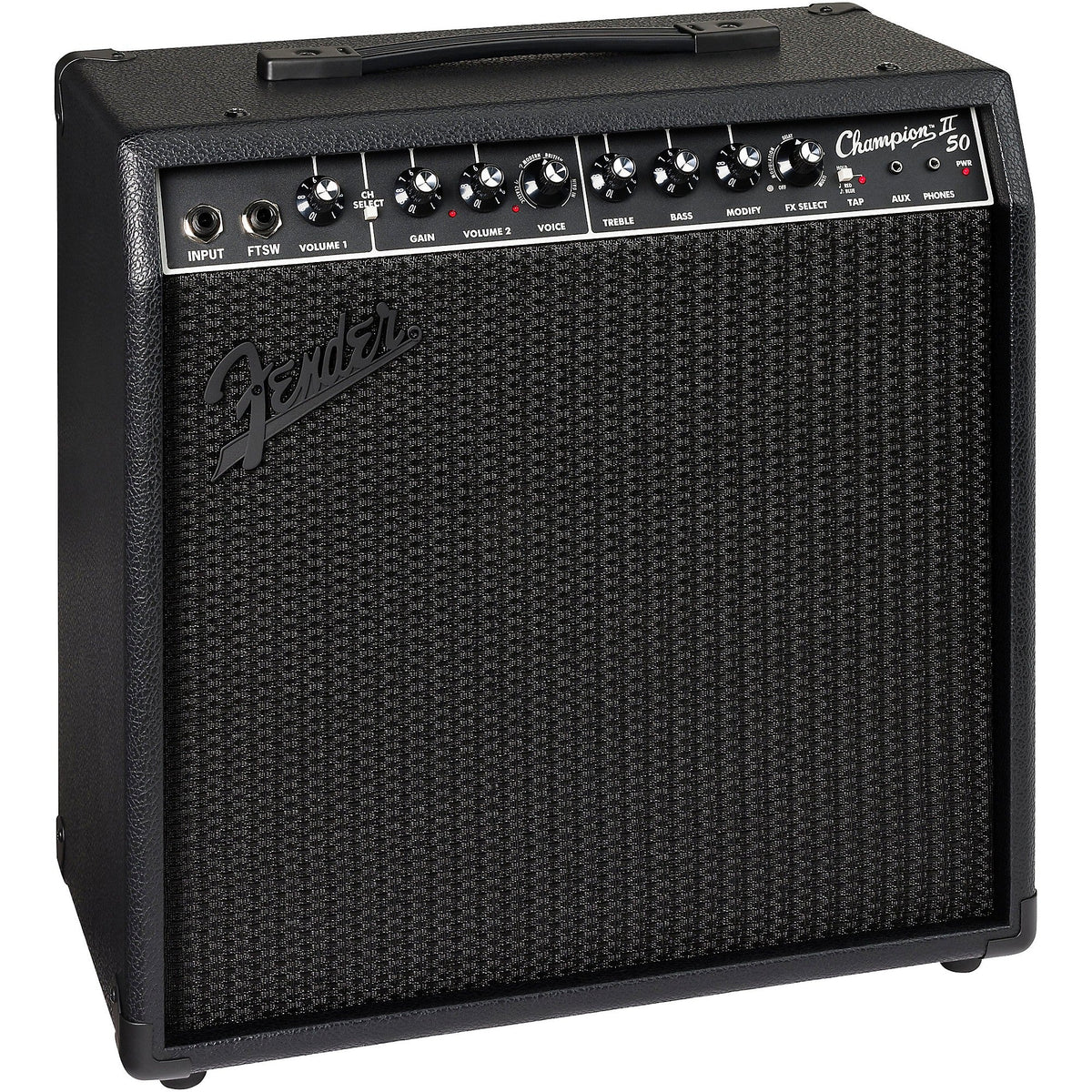 Fender Champion II 50-watt 1 x 12-inch Combo Amplifier - Black