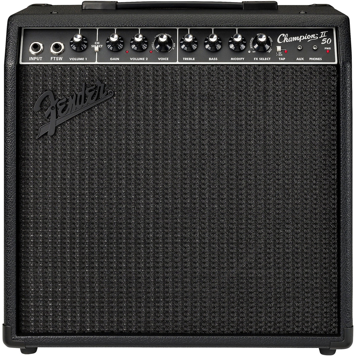 Fender Champion II 50-watt 1 x 12-inch Combo Amplifier - Black