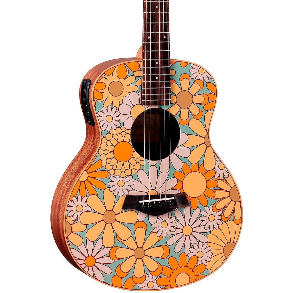Taylor GS Mini-e Special Edition Acoustic-electric Guitar - Floral Blue