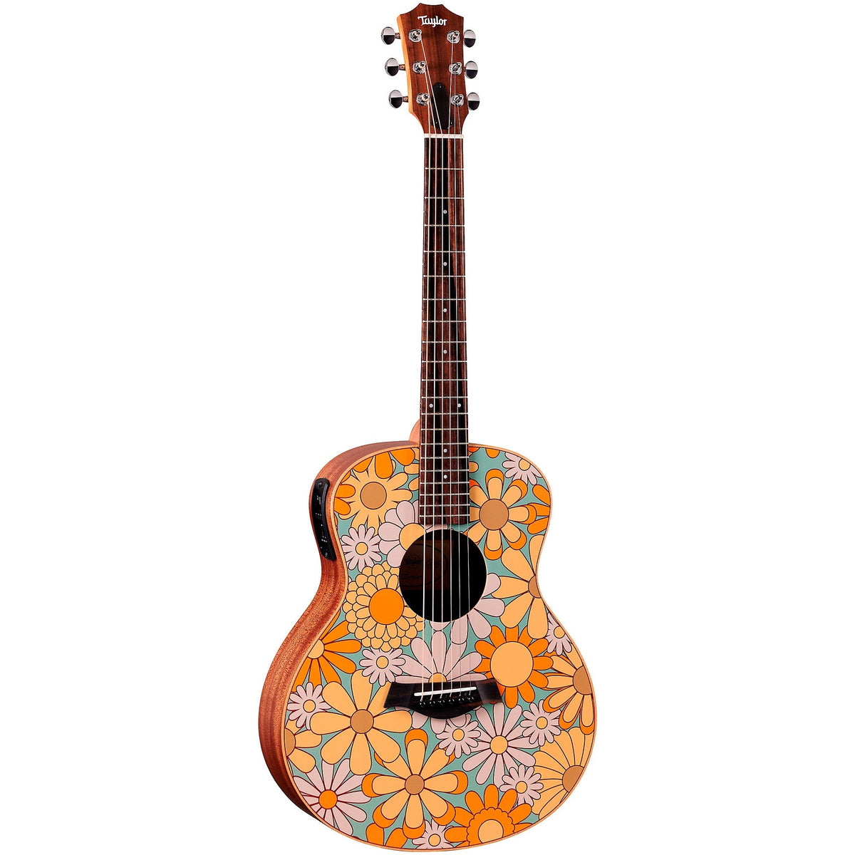 Taylor GS Mini-e Special Edition Acoustic-electric Guitar - Floral Blue