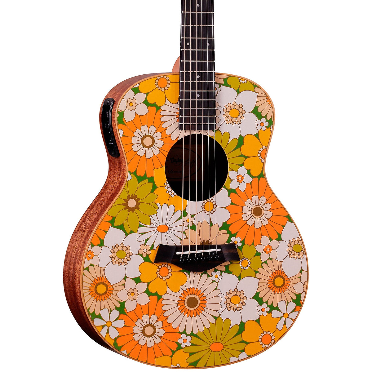 Taylor GS Mini-e Special Edition Acoustic-electric Guitar - Green Floral