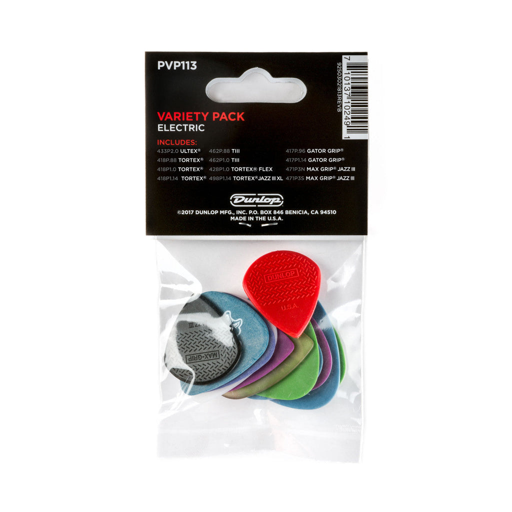 Dunlop PVP113 Pick Flow Variety Pack - 12-pack