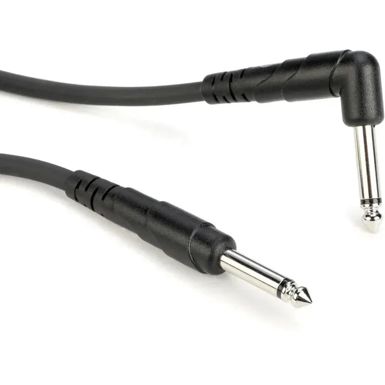 D'Addario Classic Series Instrument Cable with Straight to Right Angle - 10 Feet
